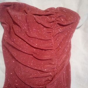 Ladies sparkle dress very beautiful pink